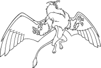 A coloring page of quest for camelot